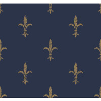 Tapeta lilijki York KT2191 Fleur De Lis 24 Karat