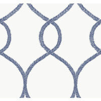 Tapeta kratownica York KT2232 Laurel Leaf Ogee 24 Karat