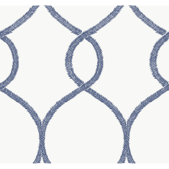 Tapeta kratownica York KT2232 Laurel Leaf Ogee 24 Karat