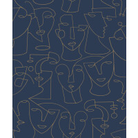 Tapeta twarze Casadeco GLRY 86166415 Portrait Gallery