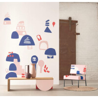 Mural artystyczne miasto Casadeco GLRY 86314254 Village By Babel Brune Gallery