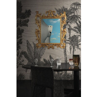 Tapeta w lustra London Art 12TP 02 Change Your View Luxury Shit Toiletpaper