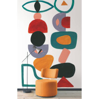 Mural abstrakcyjny Casadeco BFM 87028512 Totem Beauty Full Image 2