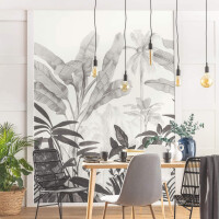 Mural z egzotycznym krajobrazem Caselio BFM 102509001 Wild And Secret Beauty Full Image 2
