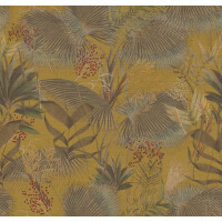 Tapeta tropikalna roślinność Jwall 50503 Palme Tahiti Straw - szer. 100 cm