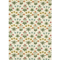 Tkanina haftowane stokrotki Morris & Co. 237310 Daisy Embroidery Emery Walker's England