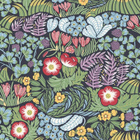 Tapeta botaniczna retro Boras Tapeter Rabatt 4842 New Heritage
