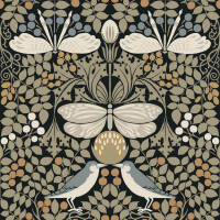 Tapeta botaniczny ogród York Wallcoverings AC9162 Butterfly Garden Art & Crafts