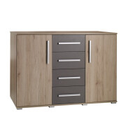 Komoda DIONE D03 Duża 4-Szuflady 130 San Remo