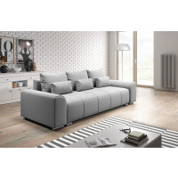 Sofa ASTON z Funkcją Spania Trzyosobowa Szara