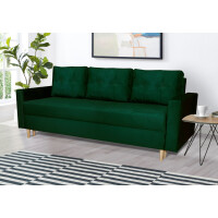 Sofa DENI Do Salonu Poduszki Zielona