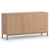 Komoda QUERTY Dąb Naturalny LOFT 150 Nowoczesna Do Salonu Pokoju QT-01
