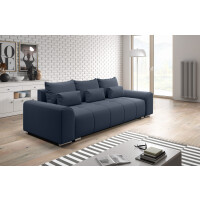 Sofa ASTON z Funkcją Spania Trzyosobowa Niebieska