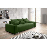 Sofa ASTON z Funkcją Spania Trzyosobowa Zielona