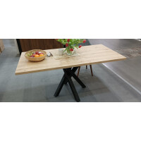 Stół KALI Nowoczesny Do Jadalni Rozkładany 120 - 160 cm LOFT Nogi X