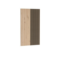 Panel KALI K-11 Szerokość 80 Wysokość 138 Lamele Dąb Artisan Czarny