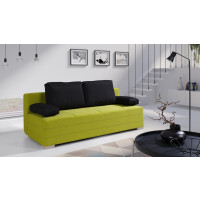 Sofa IWA Do Salonu Pokoju Funkcja Spania Pojemnik Zielona