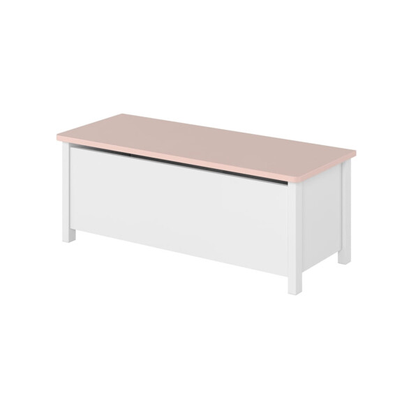Skrzynia LUNA LN-10 szerokość 99 cm biały / różowy LN10BR