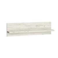 Półka wisząca szerokość 120 cm INDIANAPOLIS I11 Kraft biały