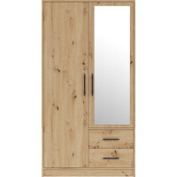 Szafa Smart Szerokość 100 cm dąb aristan Meblar SRL3
