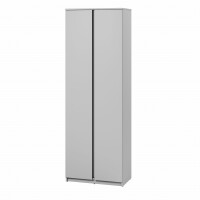 Szafa SIMPLY SM-01 Szerokość 69 cm Szara Dwudrzwiowa Otwierana Do Przedpokoju SM1S1