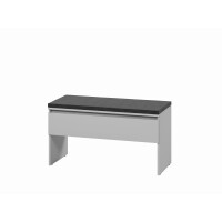 Kontener SIMPLY SM-03 Szerokość 92 cm Szary Klapa Siedzisko Ławka Do Przedpokoju SM3S