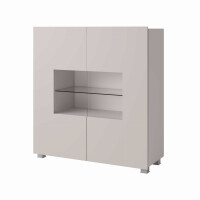 Witryna PRESTIŻ 100 Niska LED Kaszmir Cashmere Do Salonu C-02
