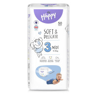 Bella Happy Pieluszki 3 Midi 5-9 kg 50 szt.