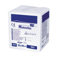 Matovlies Niejałowe kompresy z włókniny 100 szt. 5x5cm 4 40g