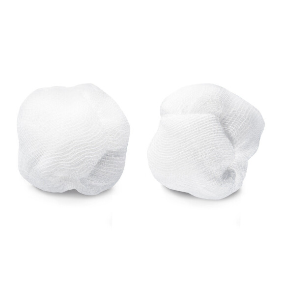 Abdoma Tupfery gazowe niejałowe Kula 30x30cm 50 szt.