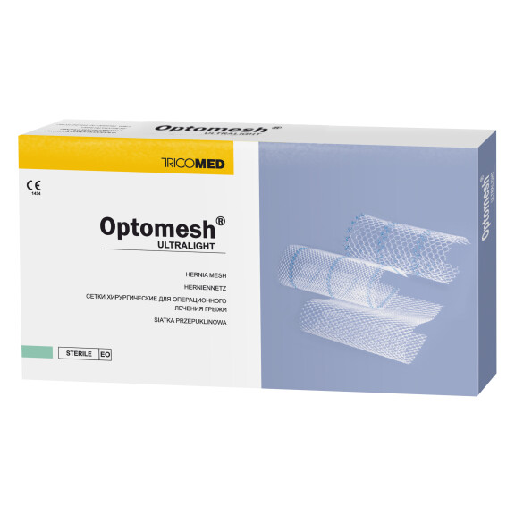 Optomesh Ultralight L-Pore Ultralekka nieresorbowalna siatka chirurgiczna 35x30cm 1 szt.