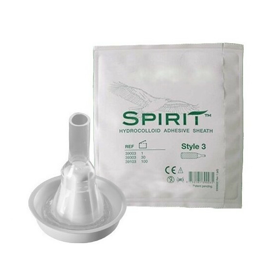 Bard Spirit 3 Cewnik zewnętrzny dla mężczyzn 100% silikonowy 1 szt. 25mm