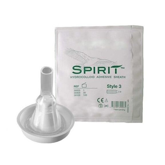 Bard Spirit 3 Cewnik zewnętrzny dla mężczyzn 100% silikonowy 1 szt. 32 mm