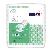 Pieluchomajtki z regulowanym pasem biodrowym Seni Optima Trio M 10 szt.