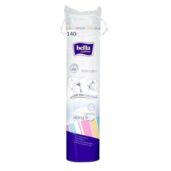 Bella Cotton Płatki kosmetyczne okrągłe 140 szt.