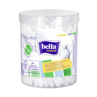 Bella Cotton Papierowe patyczki higieniczne 100 szt. Pudełko okrągłe