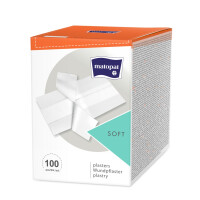 Matopat SOFT Plaster z opatrunkiem do cięcia 6x10cm 100 szt.