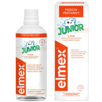 Elmex Junior Płyn do płukania jamy ustnej dla dzieci 400 ml