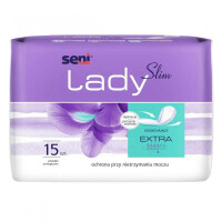 20x Seni Lady Slim Extra Wkładki urologiczne dla kobiet 15 szt. (14x29.5cm, 15 szt.)