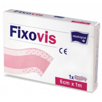 Tkaninowy plaster z opatrunkiem do cięcia Fixovis Matopat 6cm x 1m 1 szt.