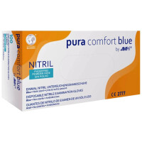 AMPri Pura Comfort Blue Rękawiczki jednorazowe nitrylowe niebieskie100 szt. M