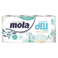 Mola Delikatna Papier toaletowy o zapachu morskim 8 szt.