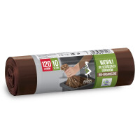 Anna Zaradna Worki do segregacji odpadów BIO 120l 10 szt. 10 szt. 120 l Brązowy
