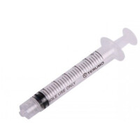 Terumo Strzykawki 3-częściowe Luer-lock 100 szt. 3 ml
