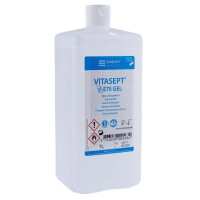 Vitasept E75 Gel Żel do chirurgicznej i higienicznej dezynfekcji rąk 1 l Butelka