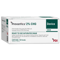 PDI Prevantics 2% CHG Gaziki do dezynfekcji 100 szt.