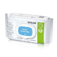 Chusteczki do dezynfekcji wyrobów medycznych Incidin Alkohol Wipe Ecolab 100 szt. Flow- Pack