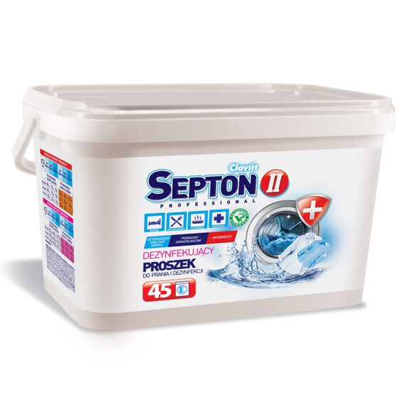 Clovin II Septon Dezynfekujący proszek do prania 5,175 kg