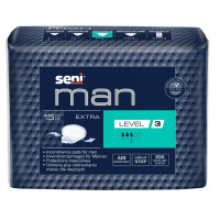 Seni Man Wkładki urologiczne dla mężczyzn Extra - Level 3 22,5x27cm 15 szt.