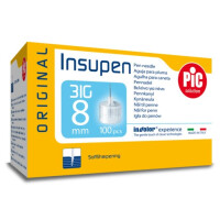 Igły do penów insulinowych Insupen PiC Solution 100 szt. 100 szt. 0.25x8mm 31G